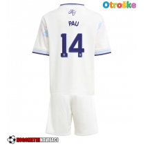 Otroške Nogometnih dresov Aston Villa Pau Torres #14 Tretji 2025-26 Kratki rokavi (+ hlače)